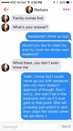 tinder conversation