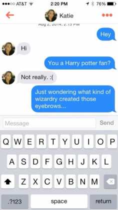 tinder conversation