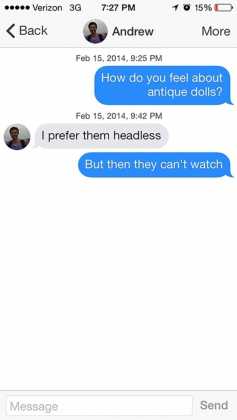 tinder conversation