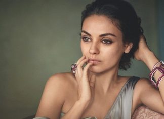 Mila Kunis fara machiaj pe coperta unei reviste Mila Kunis