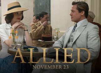 Allied : trailer cu Brad Pitt si Marion Cotillard allied